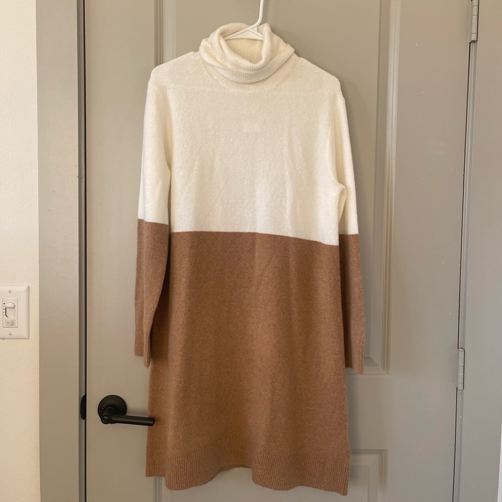 NWT J. Crew turtleneck sweater dress